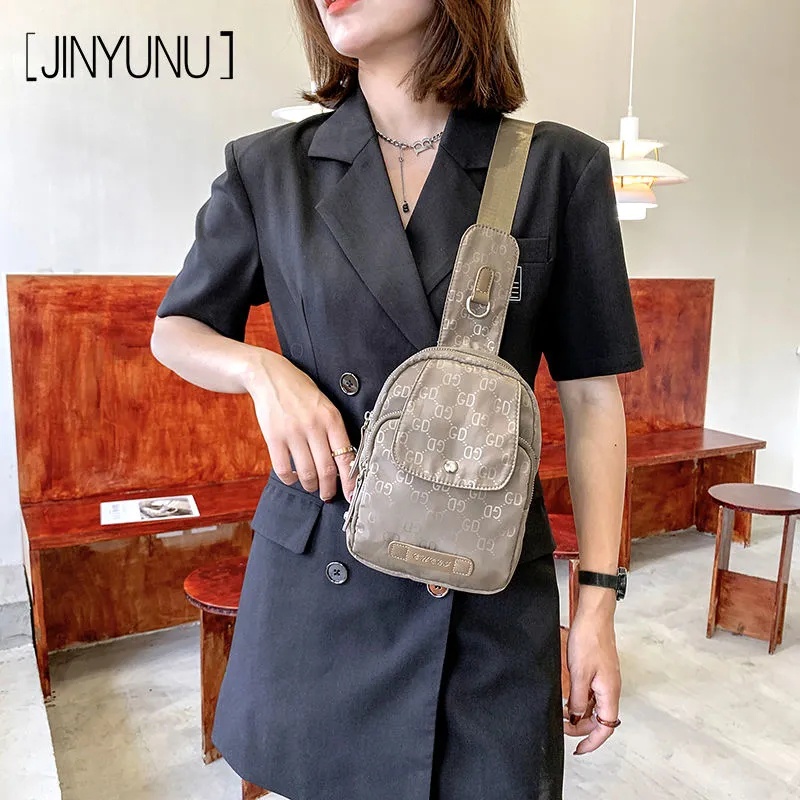 Túi đeo chéo ngực KF050 vải oxford trẻ trung hợp thời trang dành cho nữ