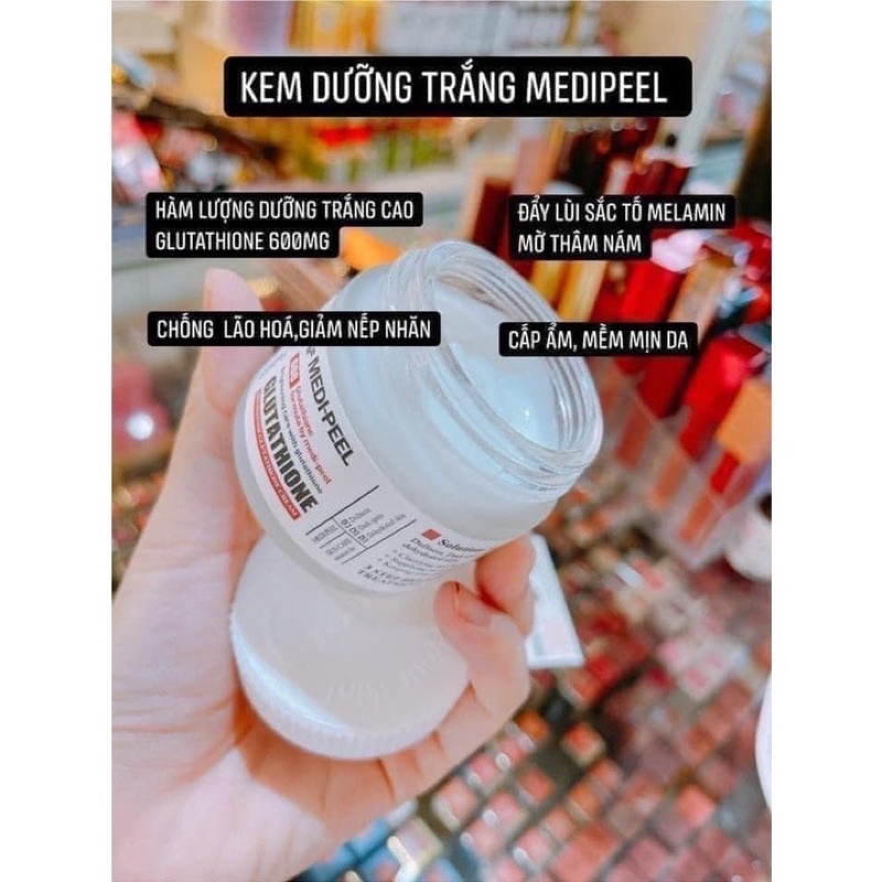 Bộ đôi trắng da kem dưỡng và serum Medi-Peel Glutathione - CO082