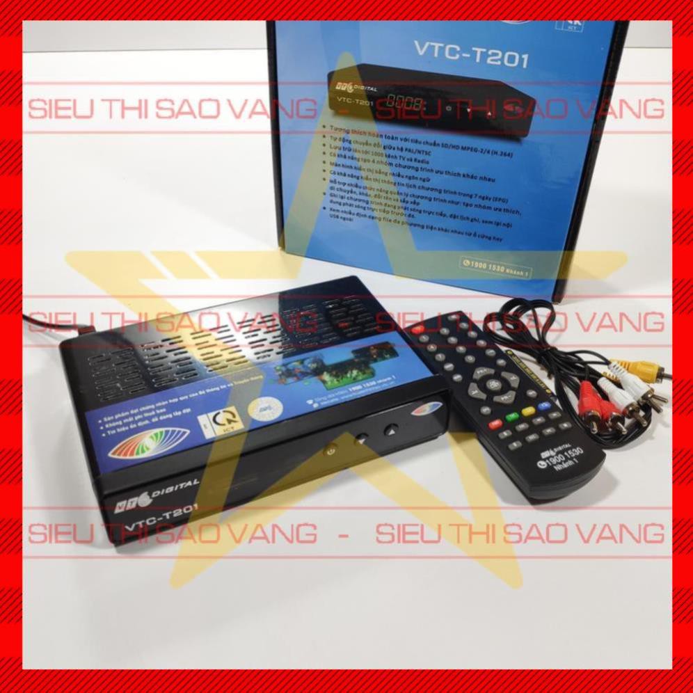 Đầu thu kĩ thuật số mặt đất DVB T2 VTC T201 - BH 12 tháng