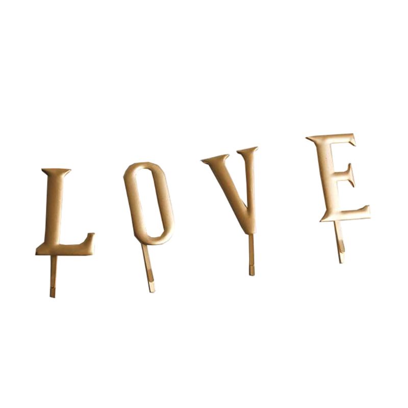 Ghim Cài Tóc Hình Hoa Hồng / Bướm Bằng Kim Loại Màu Vàng Lấp Lánh Thanh Lịch Cho Nữ