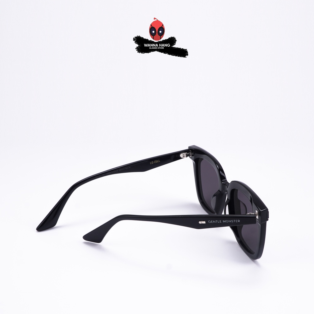 Mắt kính mát nam nữ thời trang Hàn Quốc dáng vuông chống chói chống tia UV cao cấp Wanna Hang Lo Cell WHGM130