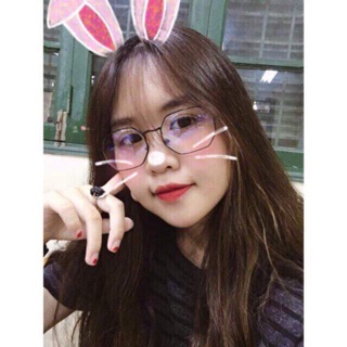 Kính lục giác gọng đen