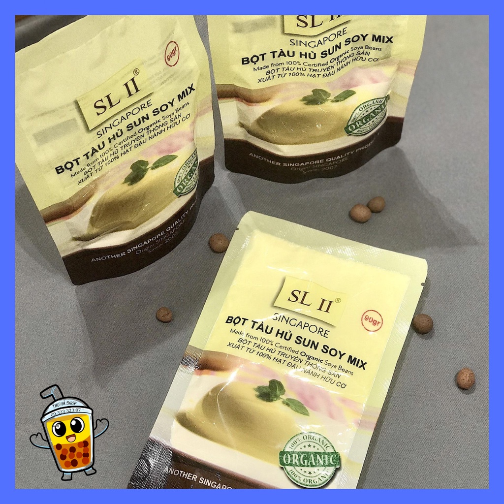 Bột tàu hủ Singapore,bột tàu hũ 200g /pudding trứng/bột tàu hũ, bột nấu tàu hũ