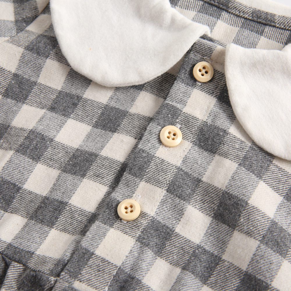 Bộ Đồ Liền Thân Sanlutoz Cotton Dành Cho Bé Gái Thiết Kế Màu Kẻ Sọc