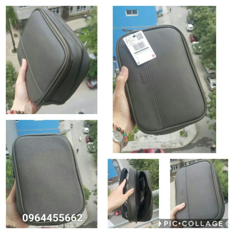 Túi cầm tay Mango cho nam - hxt Nga kèm bill