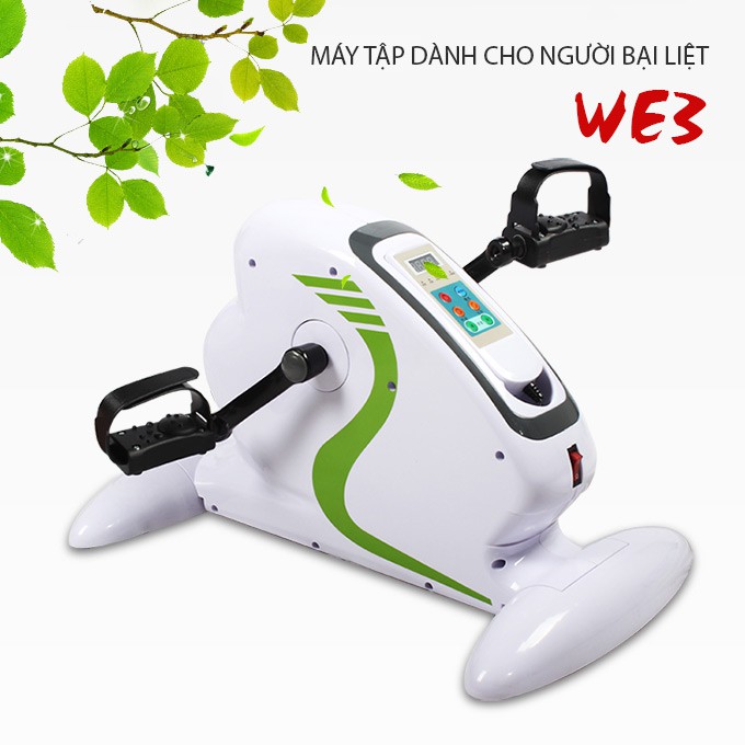 Xe đạp điện phục hồi chức năng WE3 + Nẹp chân cho người liệt