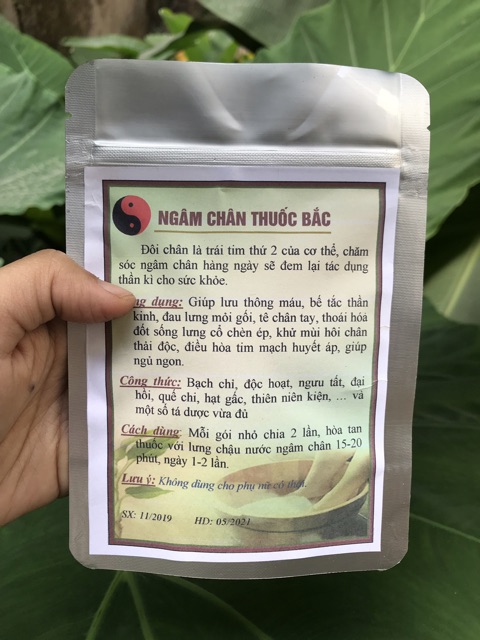 Ngâm chân thuốc bắc 1 set ngâm 10 lần