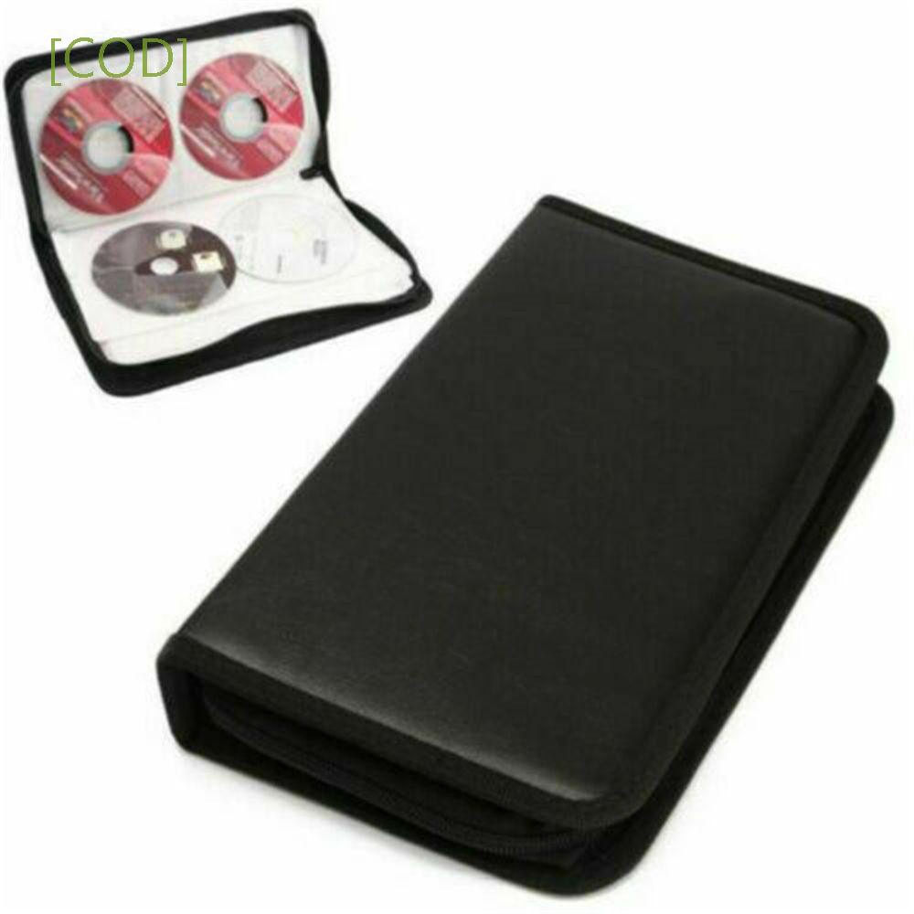 Túi Đựng 80 Đĩa Cd Vcd Dvd Bằng Da Pu Nhỏ Gọn Tiện Dụng