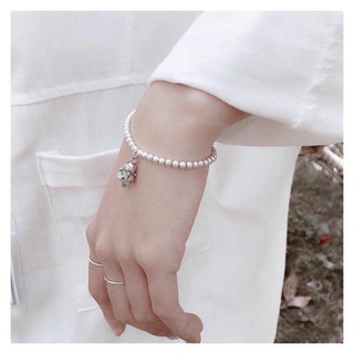 Lắc tay bi bạc mèo thần tài