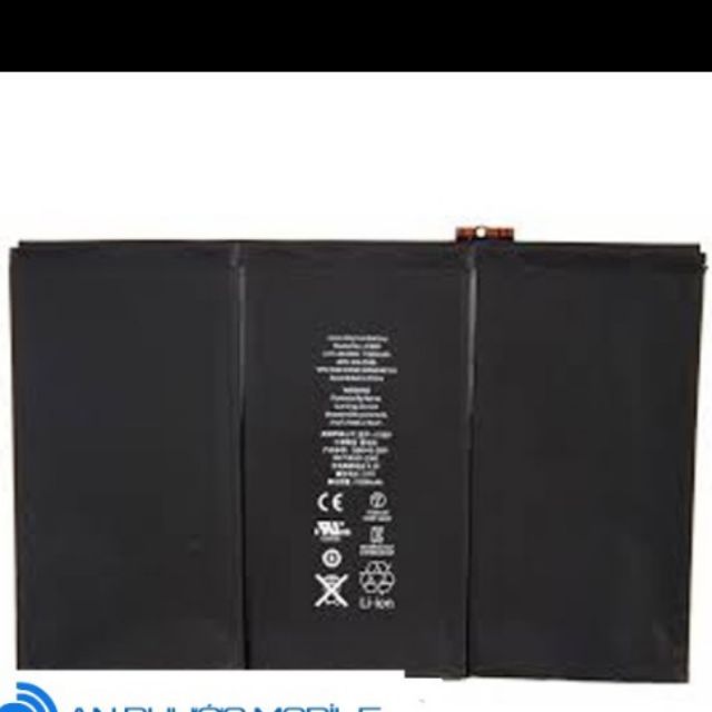 0Pin Thay xịn cho iPad 3/ iPad 4 A1389 dung lượng 11560mAh bảo hành 6 tháng.