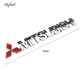 Logo 3d Dán Trang Trí Xe Hơi Mitsubishi
