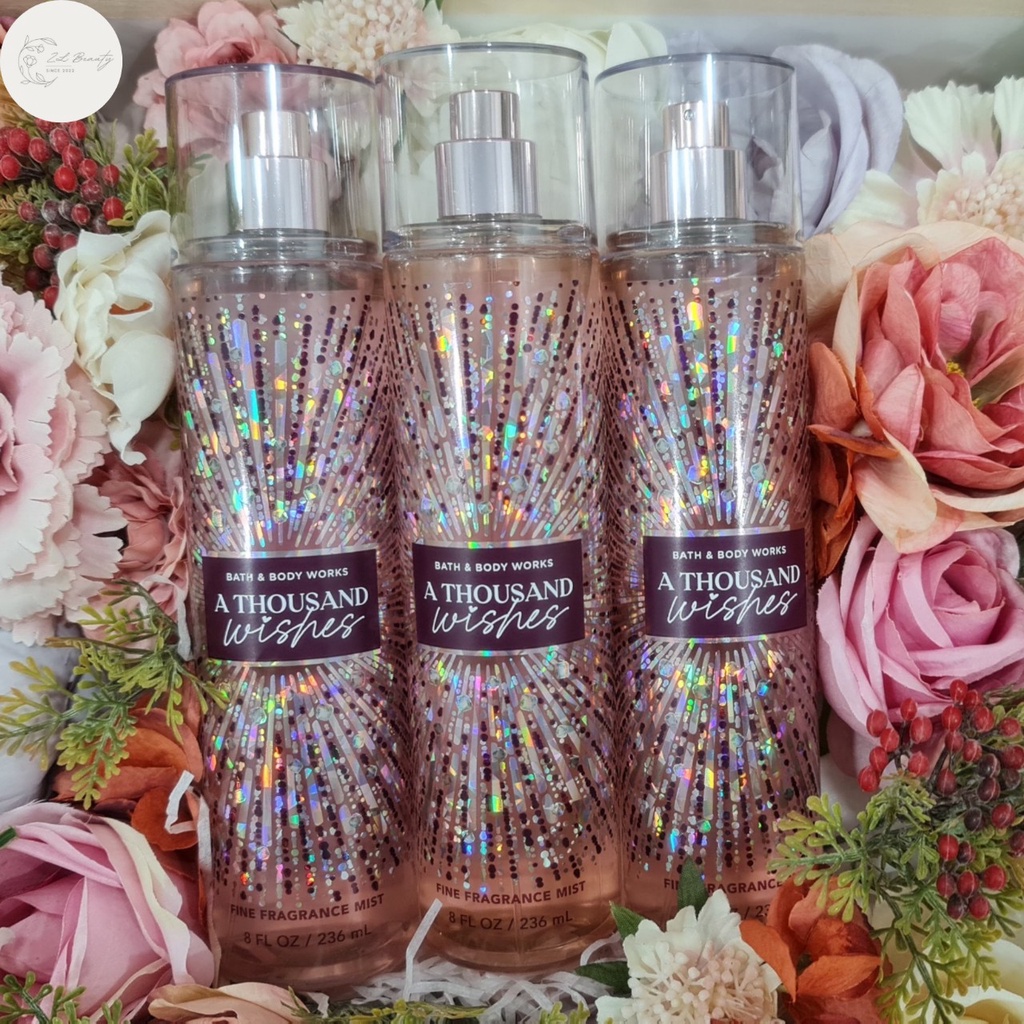 XỊT THƠM TOÀN THÂN  A THOUSAND WISHES XỊT THƠM BODY MIST BATH & BODY WORKS 236ML