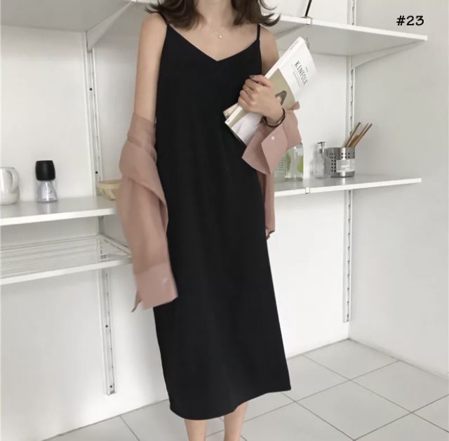 Đầm 2 dây nhiều màu (có 7 màu) | BigBuy360 - bigbuy360.vn