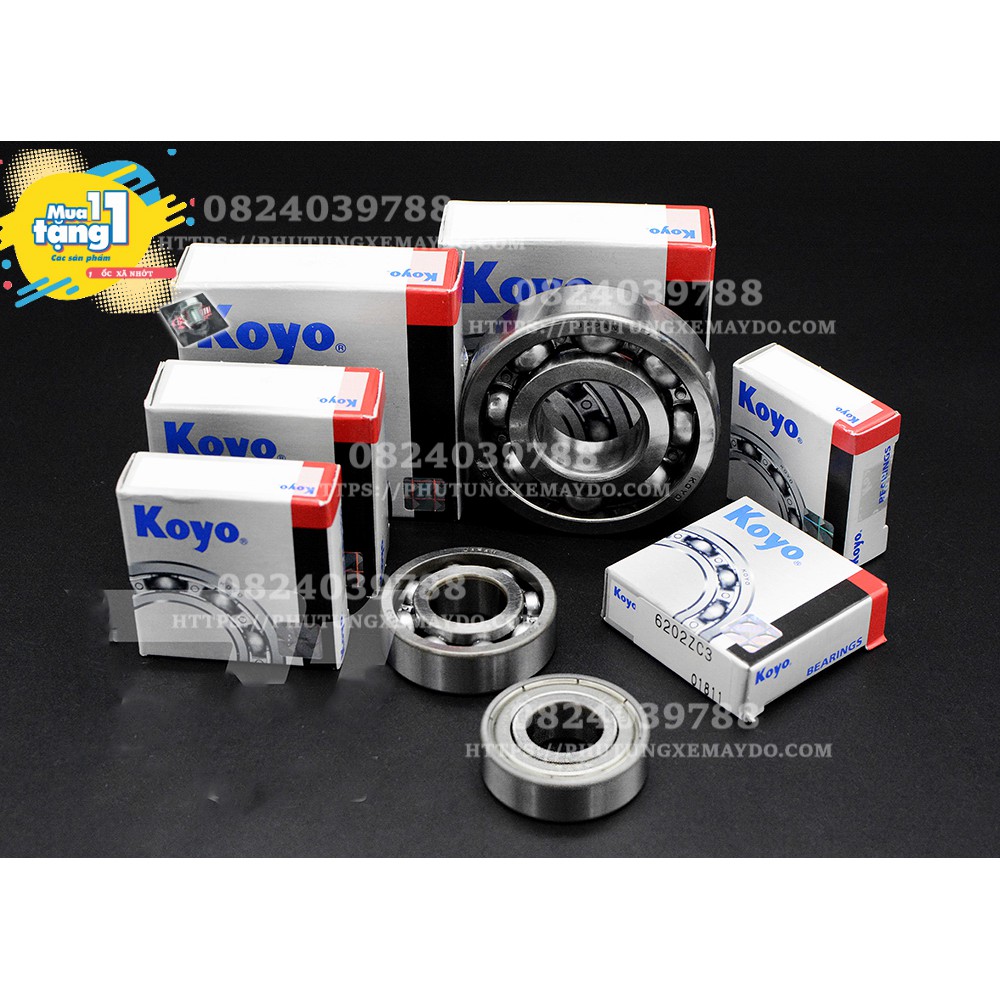 Bộ Bạc Đạn Máy Koyo – Japan Dòng C3 Cho Exciter 135 Các Đời