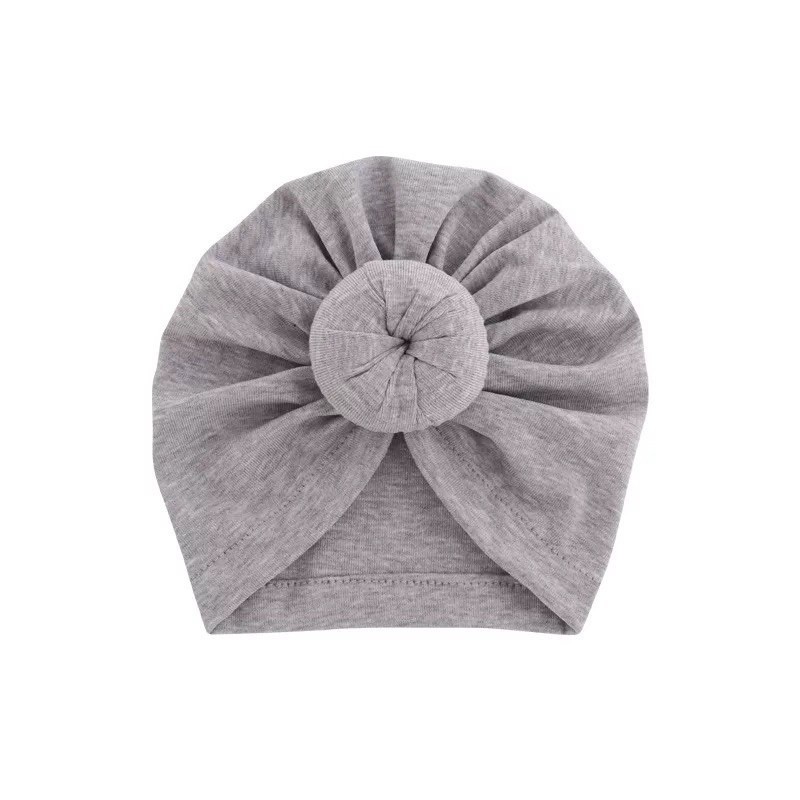 Mũ turban tròn phong cách Ấn Độ duyên dáng, cotton mềm mại cho bé yêu 🥰