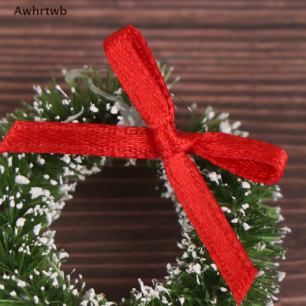 Set 10 Vòng Nguyệt Quế Mini Trang Trí Giáng Sinh