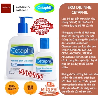 Sữa Rửa Mặt Dịu Nhẹ Cetaphil