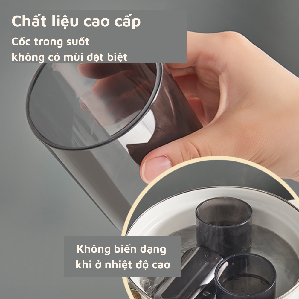 Bộ nhả kem đánh răng tự động kệ để cốc bàn chải đánh răng lắp đặt siêu dễ AIGE