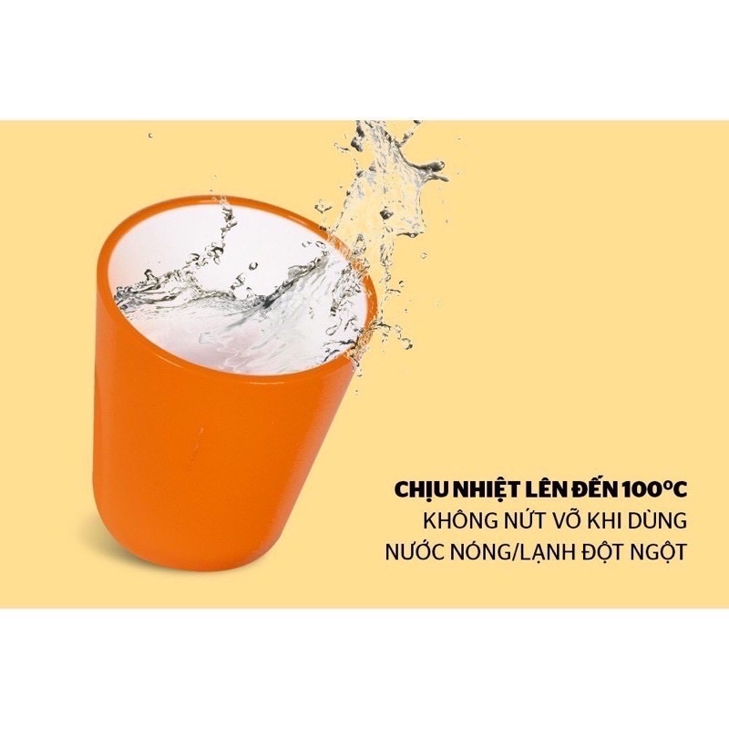 CỐC, LY UỐNG NƯỚC CÁCH NHIỆT 2 LỚP SUNHOUSE BIOZONE 310ML,LÀM TỪ NHỰA NGUYÊN SINH AN TOÀN CHO SỨC KHỎE