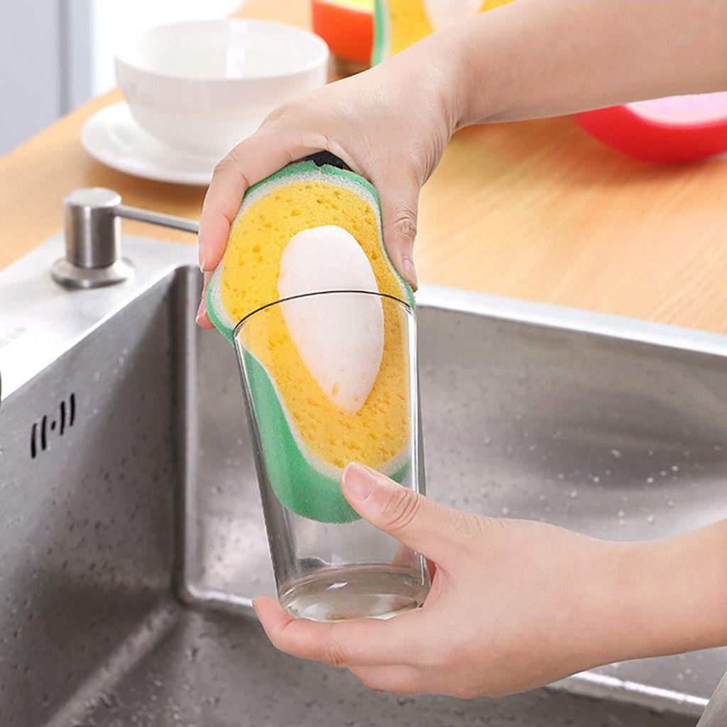 Miếng Bọt Biển Rửa Chén Hình Trái Cây Hoạt Hình Sáng Tạo