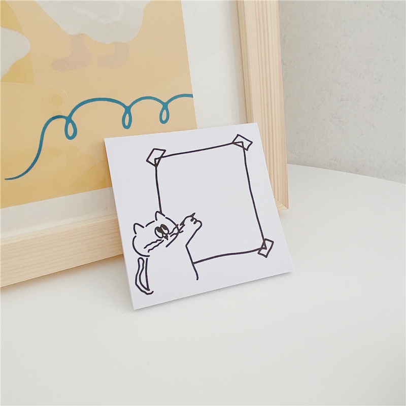 Sổ Ghi Chú Hình Chú Mèo Xinh Xắn Đáng Yêu