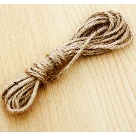 10m dây thừng làm đồ thủ công 2mm sợi tự nhiên bảo vệ môi trường