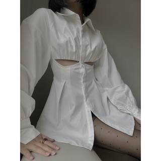 Áo sơ mi nữ thiết kế Bunny Shirt SMI009 Cut-out cá tính - Uni By Heart