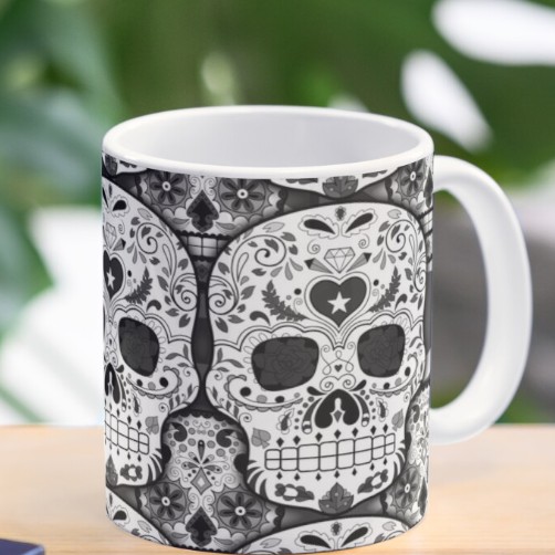 Cốc sứ Sugar Skulls Mug