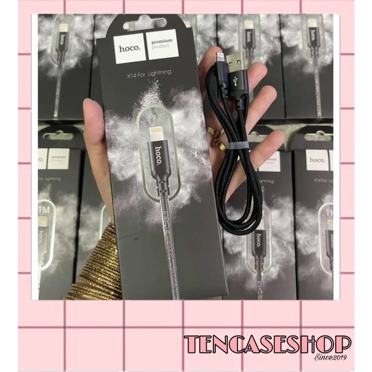 Dây Cáp Sạc Hoco X14 Cho ĐT tablet táo Pin Dự Phòng Tai nghe Bluetooth Tai nghe ko dây táo i12 IP- YT Phone Case