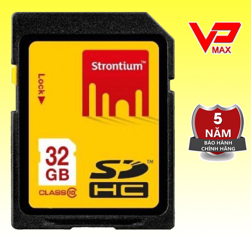 ( Thẻ nhớ SD ) Thẻ nhớ máy ảnh SDHC Strontium 32gb bh 5 năm