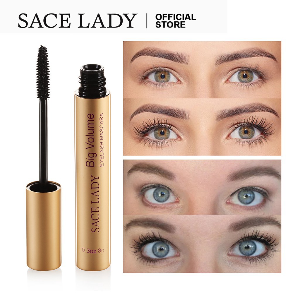 Bộ Mascara + Bút Kẻ Mắt + Bút Kẻ Lông Mày + Dụng Cụ Bấm Mi SACE LADY Chống Thấm Nước Lâu Trôi Hiệu Quả | BigBuy360 - bigbuy360.vn