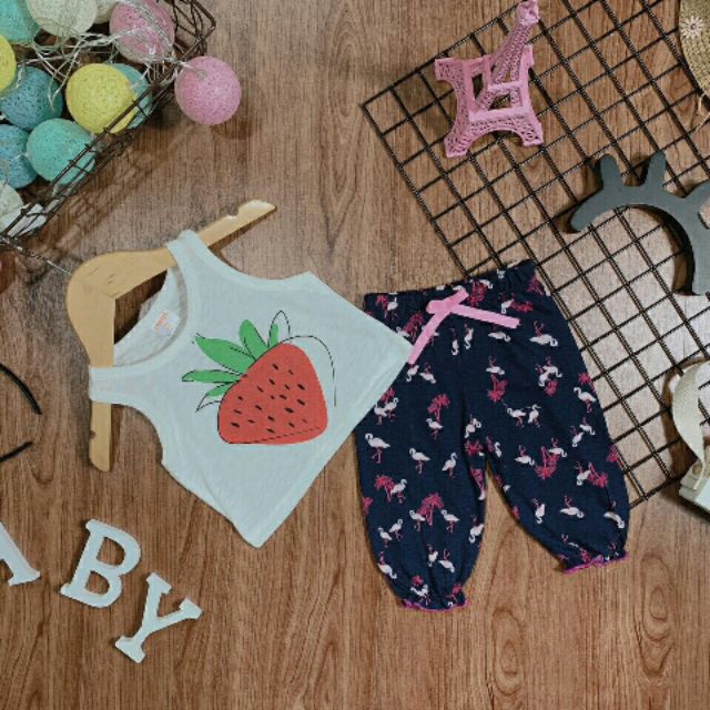 Set quần chun ống áo crop top