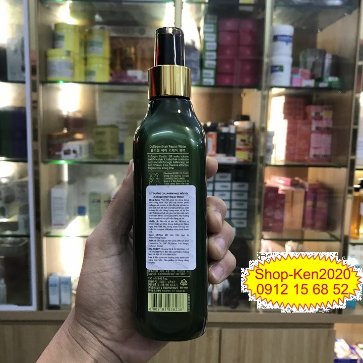 Xịt dưỡng phục hồi tóc Sophia Collagen Hair Repair Water 250ml