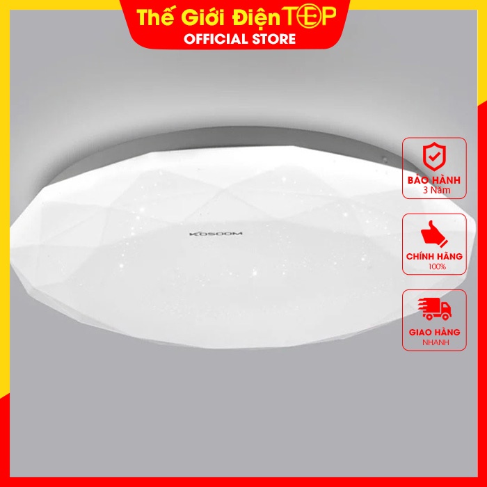 Đèn Led Ốp Trần Kim Cương Kosoom - Thế giới điện TopE