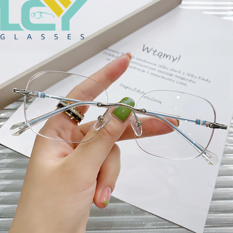 LCYY Kính không gọng dành cho nữ thời trang mới-0 ° -5.0 ° (Spot) 5068