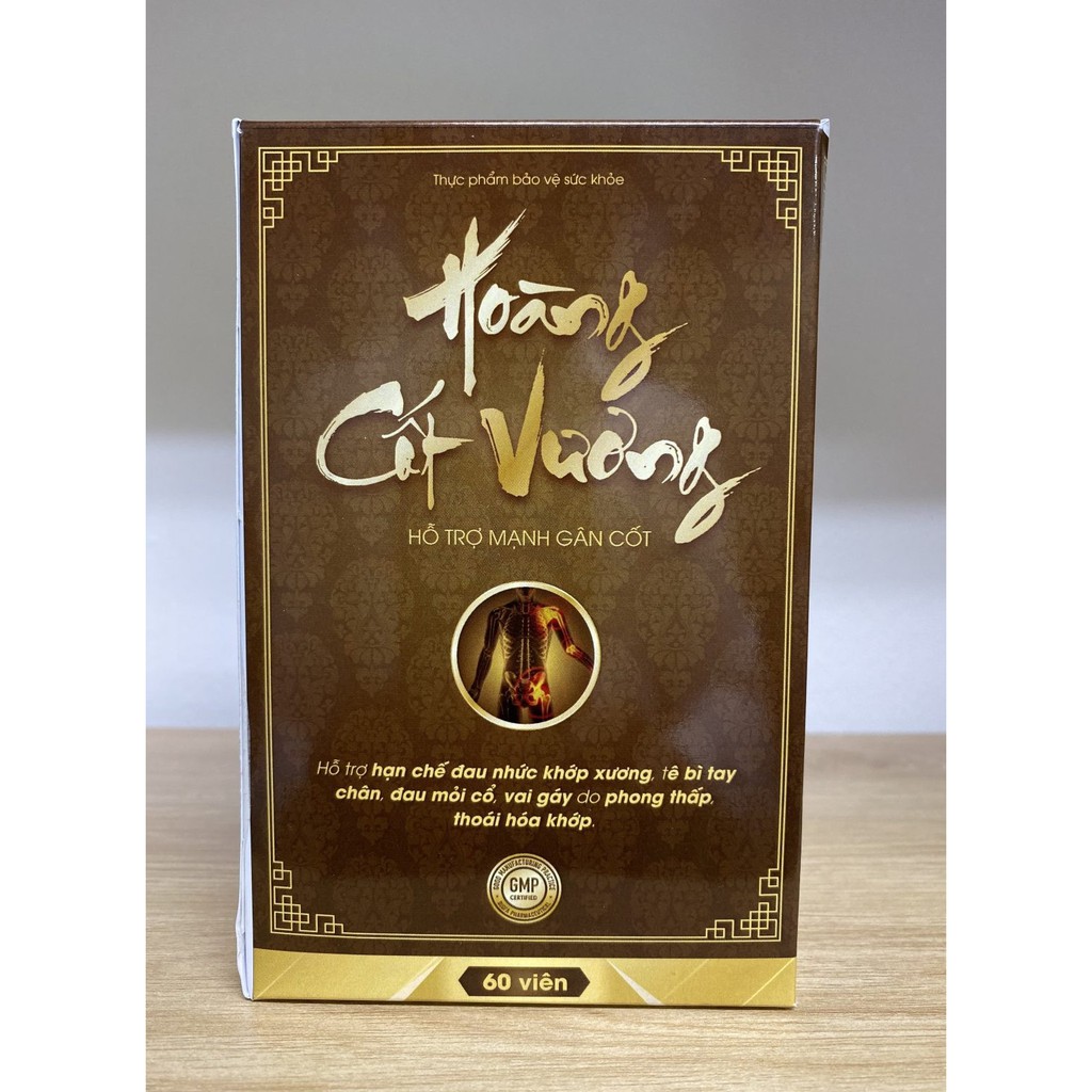 Hoàng cốt vương – Hỗ trợ giảm đau xương khớp do phong thấp, thoái hóa khớp (60 viên)