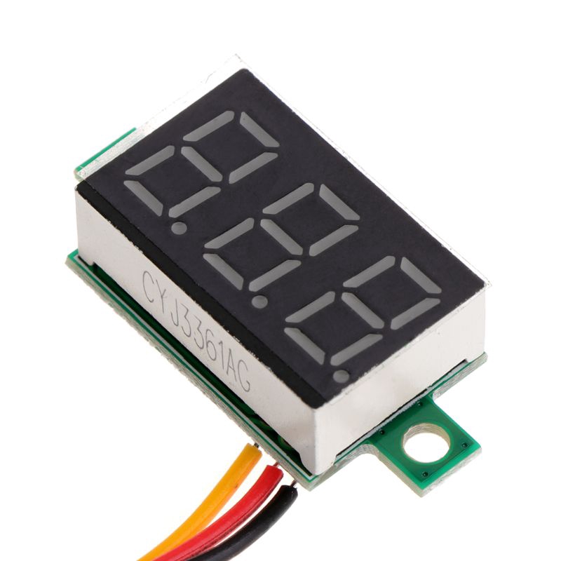 Vôn kế kỹ thuật số 3 dây 0.36 Dc 0-100v tích hợp màn hình led tiện dụng