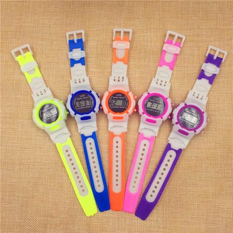 D1 (Giá sỉ ) Đồng hồ cá tính trẻ con led SHOCK RESIST 6 1