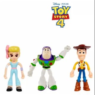 Mô hình Toy Story 4 Buzz Lightyear - Woody - Bo Peep Flextreme Bendable Figure 4 inch ~ 10cm