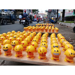 【Hàng Có Sẵn】EMOJI LÒ XO LẮC ĐẦU - Vui nhộn - Đủ biểu tượng cảm xúc  Q((Ảnh chính chủ))