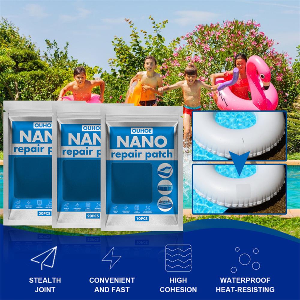 Bộ 10 / 20 / 30 Miếng Dán PVC Vá Phao Bơi Đồ Chơi J5M4