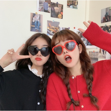 Mắt Kính Hiệu Ứng Đặc Biệt Hình Trái Tim Lâu Trôi Thời Trang