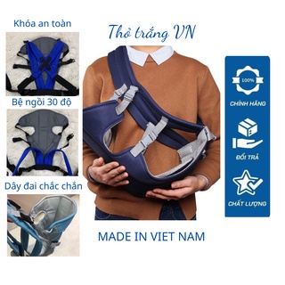 Địu em bé 4 tư thế Royal chống gù, đai cho bé đi Xe Máy An Toàn