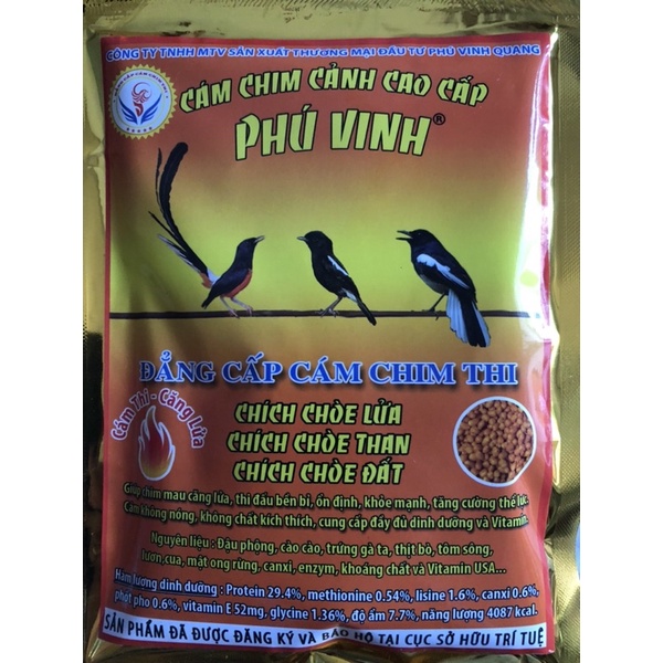 [Mã PET50K giảm Giảm 10% - Tối đa 50K đơn từ 250K] Cám chim cảnh cao cấp Phú Vinh - ĐẲNG CẤP CHIM THI