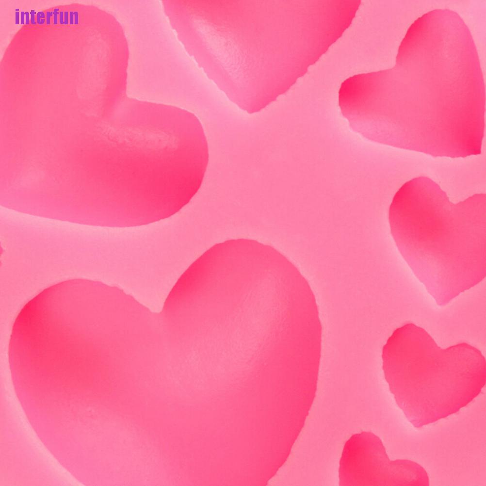 Khuôn Làm Bánh Chất Liệu silicone Tự Làm Hình Trái Tim 3d