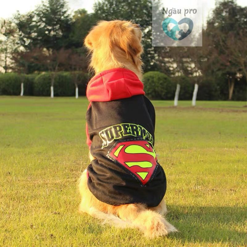 Áo cho chó size lớn thu đông chất nỉ ấm, Quần áo thú cưng chó GOLDEN HUSKY ALASKA giống to cân nặng từ 1kg đến 45kg APET