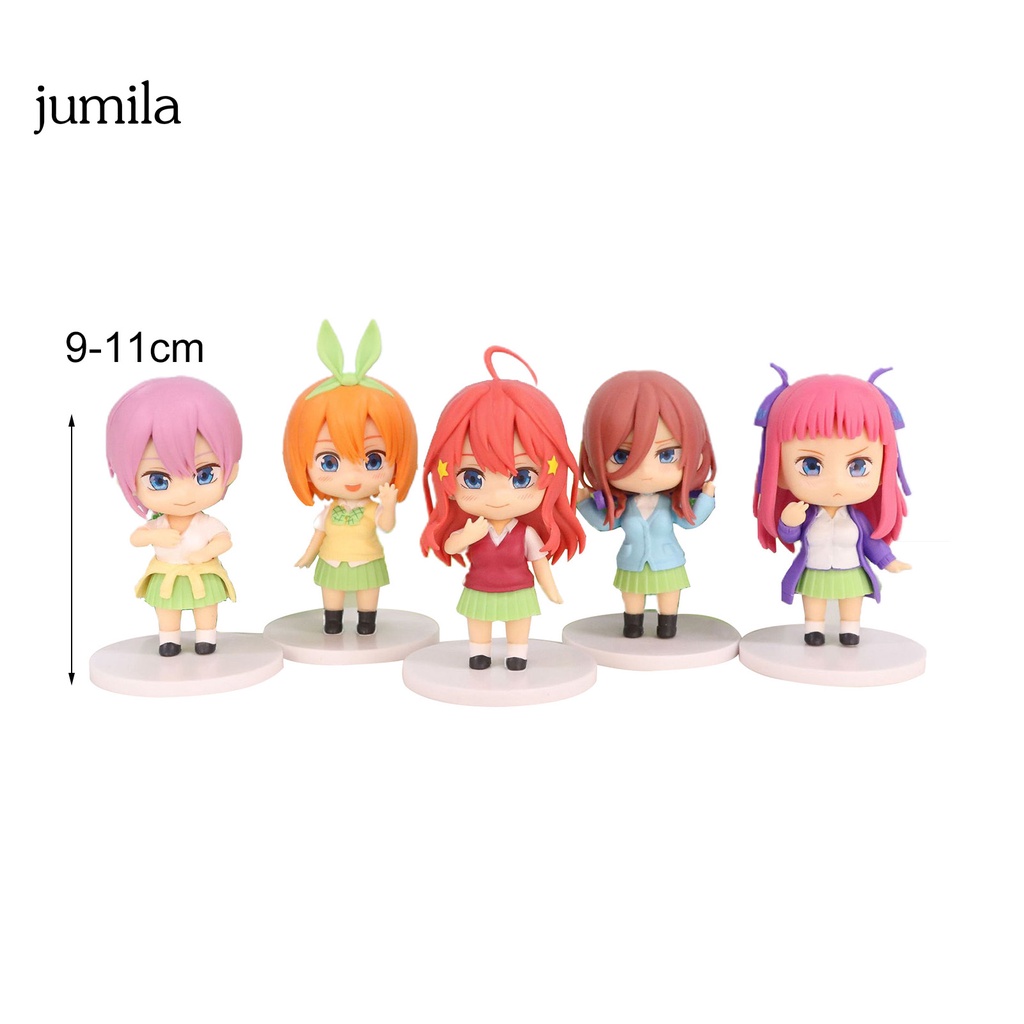 Mô hình búp bê nhân vật Nakano Ichika Nino Yotsuba Itsuki với chất liệu an toàn môi trường
