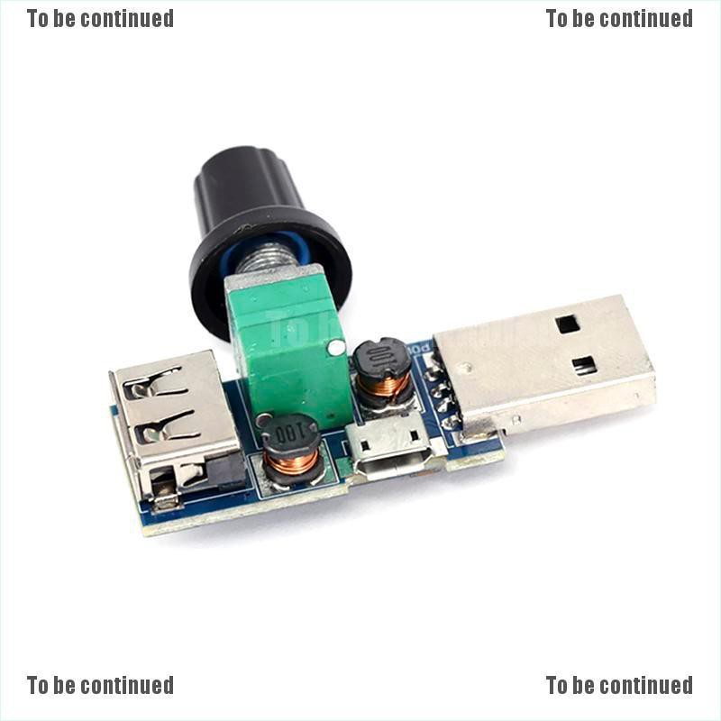 Bộ Điều Khiển Tốc Độ Quạt Tản Nhiệt Cổng Usb Dc 4v-12v 5w