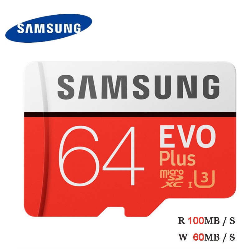 Thẻ Nhớ SAMSUNG EVO + Thẻ Nhớ 64GB 128GB 256GB U3 MicroSD / TF 64GB 128GB U3