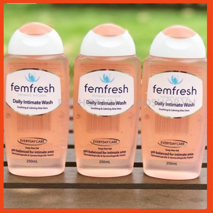 Dung dịch vệ sinh femfresh Úc [FREE SHIP] 250ml màu cam